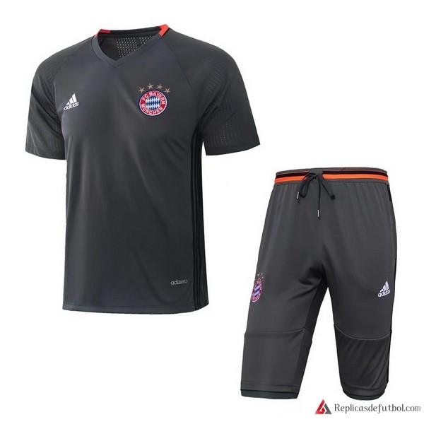 Camiseta Entrenamiento Bayern Munich Conjunto Completo 2017-2018 Gris
